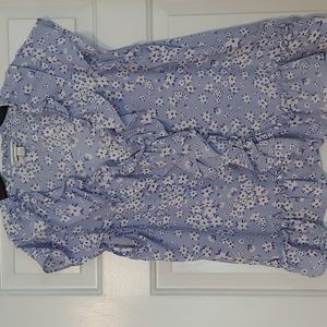 Lavender Sleeveless Blouse- L